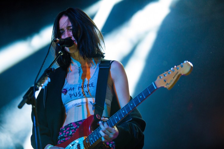 Warpaint performs at the Coachella Music Festival in Indio, California on April 15, 2017. (Photo: Erik Voake)