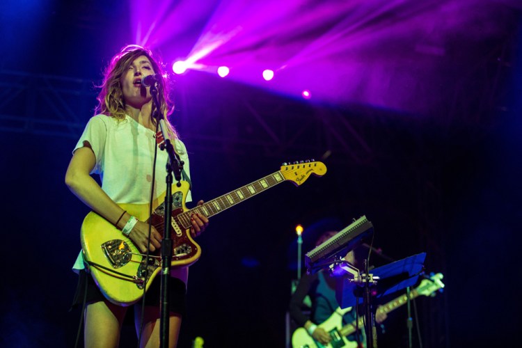 Warpaint performs at the Coachella Music Festival in Indio, California on April 15, 2017. (Photo: Erik Voake)