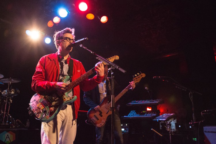 Weezer performs at the Showbox in Seattle on April 9, 2017. (Photo: Daniel Hager/Aesthetic Magazine)