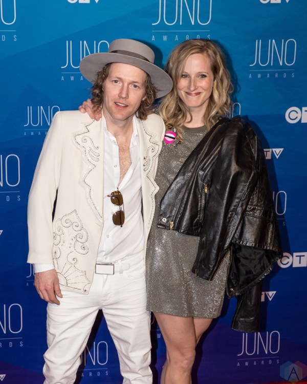 Whitehorse attends the 2017 JUNO Awards at the Canadian Tire Centre in Ottawa on April 2, 2017. (Photo: Brendan Albert/Aesthetic Magazine)