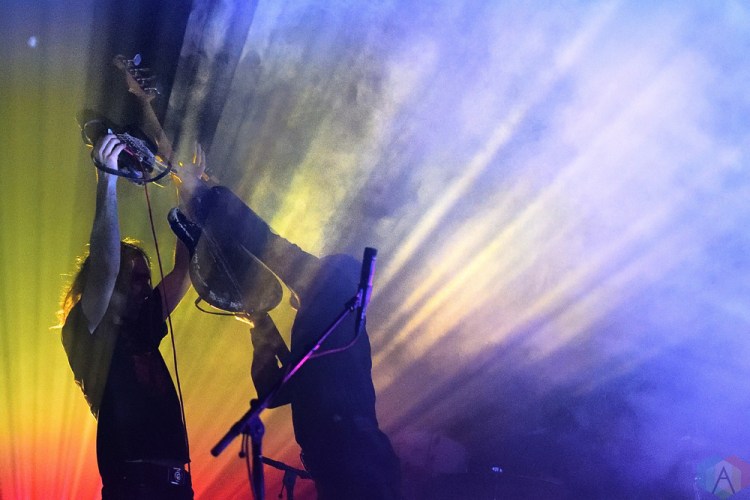 A Place To Bury Strangers perform at the Danforth Music Hall in Toronto on May 6, 2017. (Photo: Steve Danyleyko/Aesthetic Magazine)