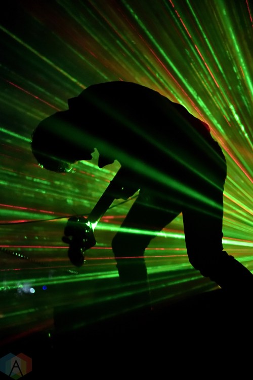 A Place To Bury Strangers perform at the Danforth Music Hall in Toronto on May 6, 2017. (Photo: Steve Danyleyko/Aesthetic Magazine)