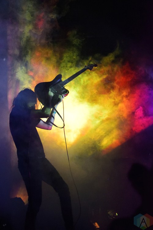 A Place To Bury Strangers perform at the Danforth Music Hall in Toronto on May 6, 2017. (Photo: Steve Danyleyko/Aesthetic Magazine)