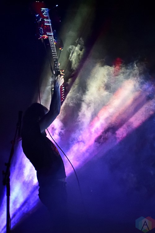 A Place To Bury Strangers perform at the Danforth Music Hall in Toronto on May 6, 2017. (Photo: Steve Danyleyko/Aesthetic Magazine)