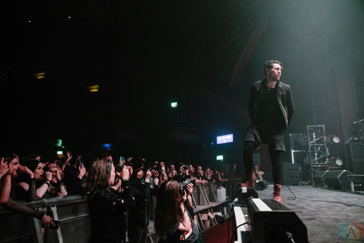 AFI performs at the O2 Apollo Manchester in Manchester, UK on May 6, 2017. (Photo: Luke Hannaford/Aesthetic Magazine)