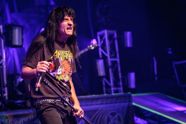 Anthrax performs at the Danforth Music Hall in Toronto on May 3, 2017. (Photo: David McDonald/Aesthetic Magazine)