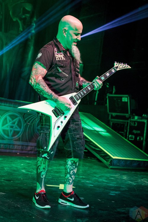 Anthrax performs at the Danforth Music Hall in Toronto on May 3, 2017. (Photo: David McDonald/Aesthetic Magazine)