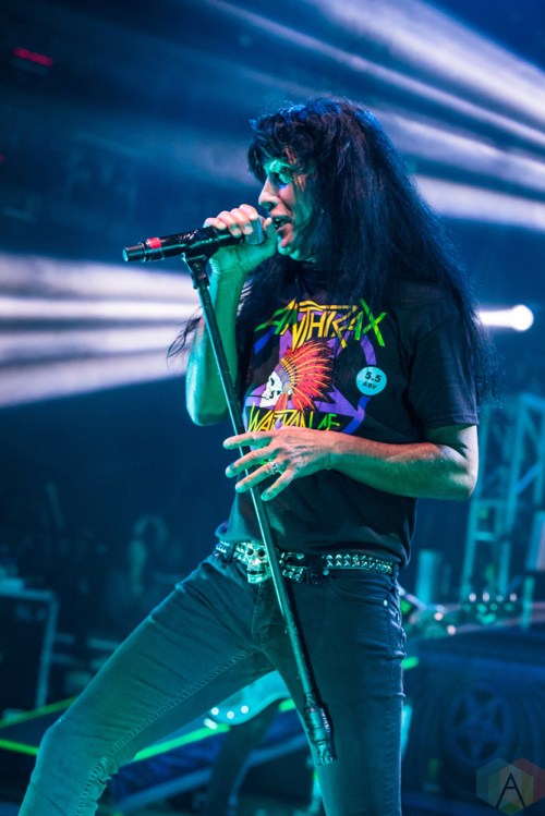 Anthrax performs at the Danforth Music Hall in Toronto on May 3, 2017. (Photo: David McDonald/Aesthetic Magazine)