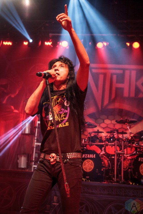 Anthrax performs at the Danforth Music Hall in Toronto on May 3, 2017. (Photo: David McDonald/Aesthetic Magazine)