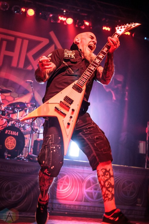 Anthrax performs at the Danforth Music Hall in Toronto on May 3, 2017. (Photo: David McDonald/Aesthetic Magazine)