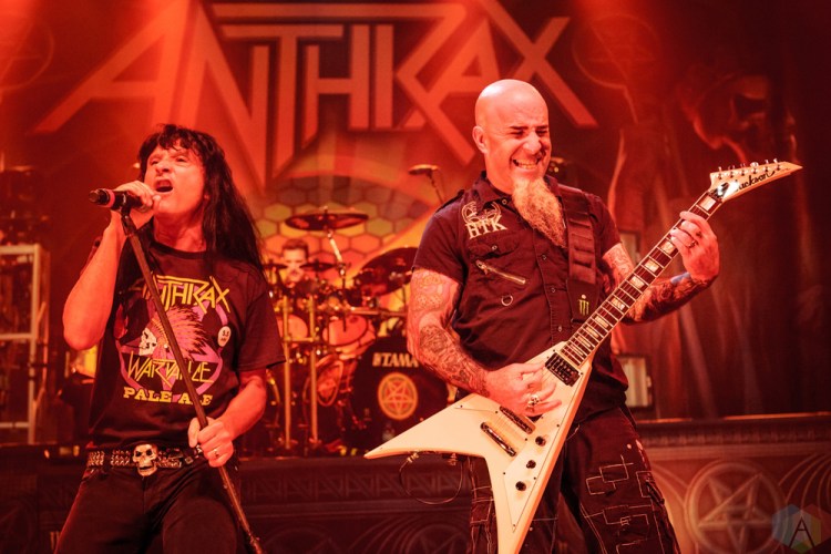 Anthrax performs at the Danforth Music Hall in Toronto on May 3, 2017. (Photo: David McDonald/Aesthetic Magazine)