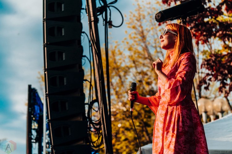 Austra performs at CBC Music Festival at Echo Beach in Toronto on May 27, 2017. (Photo: Nicole De Khors/Aesthetic Magazine)