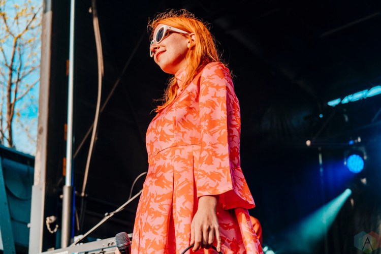 Austra performs at CBC Music Festival at Echo Beach in Toronto on May 27, 2017. (Photo: Nicole De Khors/Aesthetic Magazine)
