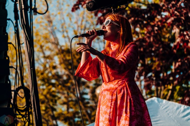 Austra performs at CBC Music Festival at Echo Beach in Toronto on May 27, 2017. (Photo: Nicole De Khors/Aesthetic Magazine)