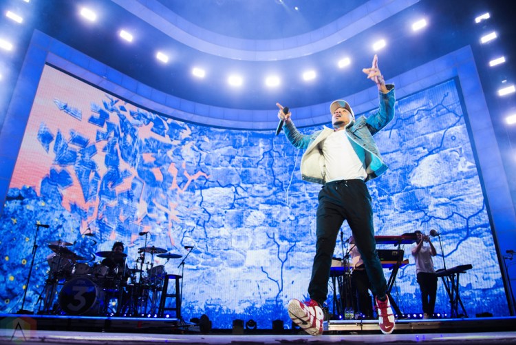 Chance The Rapper performs at Budweiser Stage in Toronto on May 30, 2017. (Photo: Morgan Hotston/Aesthetic Magazine)