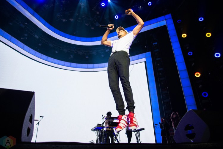 Chance The Rapper performs at Budweiser Stage in Toronto on May 30, 2017. (Photo: Morgan Hotston/Aesthetic Magazine)