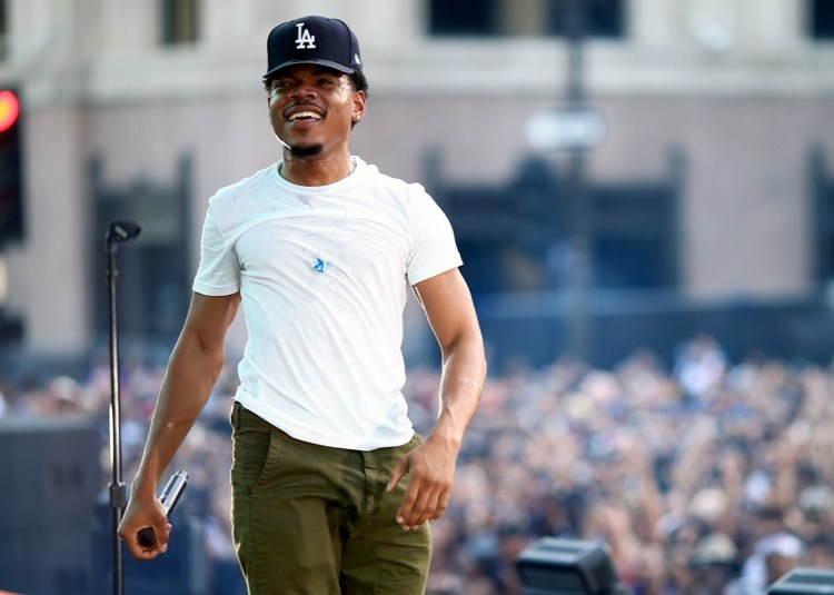 Chance the Rapper performs at the Budweiser Made in America Festival in Los Angeles. (Photo: Christopher Polk/Getty)