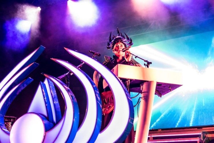 Empire of the Sun performs at the Radio 104.5 10th Birthday Show at BB&T Pavilion in Camden, New Jersey on May 13, 2017. (Photo: Saidy Lopez/Aesthetic Magazine)