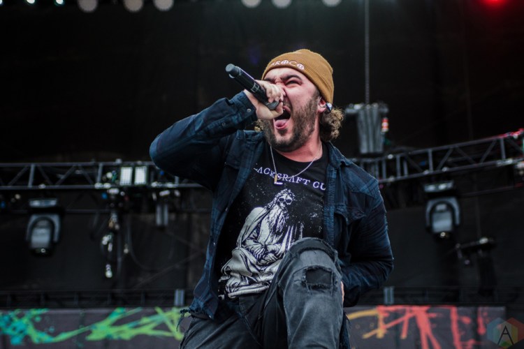 I Prevail performs at Welcome To Rockville at Metropolitan Park in Jacksonville, Florida on April 29, 2017. (Photo: Savannah Rowley/Aesthetic Magazine)
