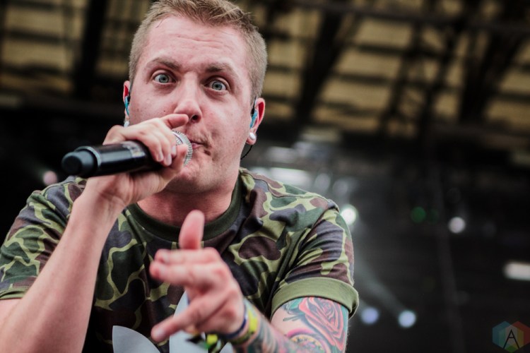 I Prevail performs at Welcome To Rockville at Metropolitan Park in Jacksonville, Florida on April 29, 2017. (Photo: Savannah Rowley/Aesthetic Magazine)