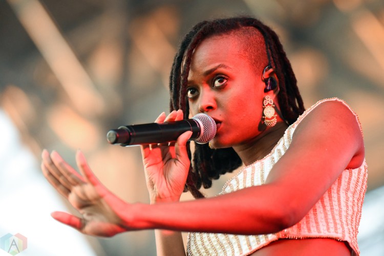 Kelela performs at Echo Beach in Toronto on May 22, 2017. (Photo: Jaime Espinoza/Aesthetic Magazine)
