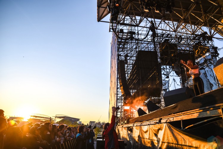 Kelela performs at Echo Beach in Toronto on May 22, 2017. (Photo: Jaime Espinoza/Aesthetic Magazine)