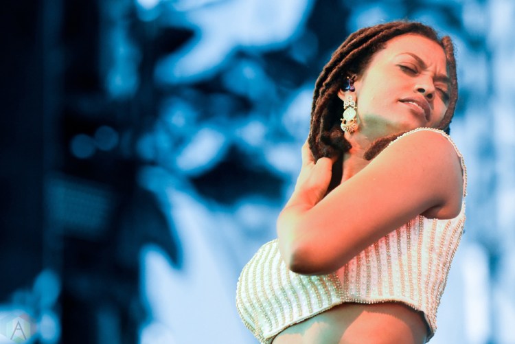 Kelela performs at Echo Beach in Toronto on May 22, 2017. (Photo: Jaime Espinoza/Aesthetic Magazine)