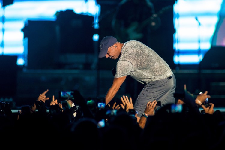 Kenny Chesney performs at Stagecoach Festival at the Empire Polo Club in Indio, California on April 30, 2017. (Photo: Erik Voake)