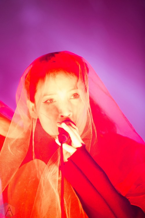 Little Dragon performs at the Danforth Music Hall in Toronto on May 4, 2017. (Photo: Brendan Albert/Aesthetic Magazine)