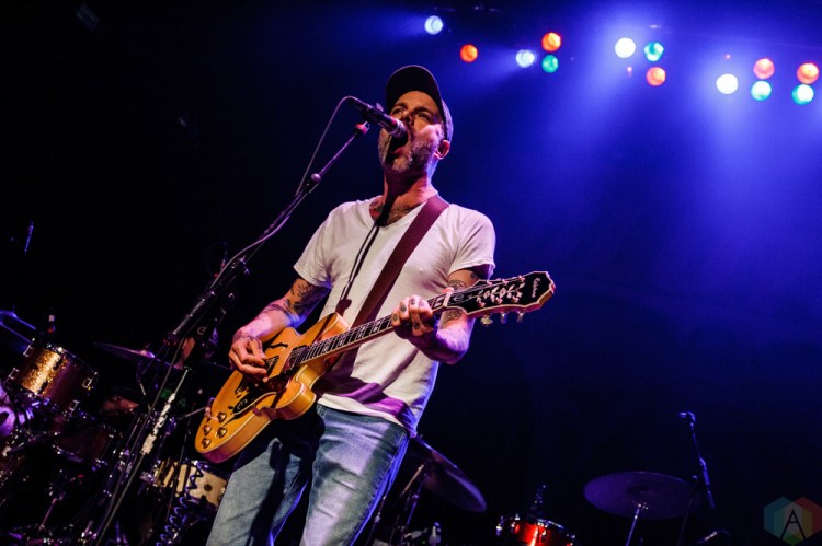Lucero performs at Lupo's Heartbreak Hotel in Providence, RI on May 16, 2017. (Photo: Timothy Boyer/Aesthetic Magazine)