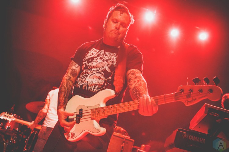 Lucero performs at Lupo's Heartbreak Hotel in Providence, RI on May 16, 2017. (Photo: Timothy Boyer/Aesthetic Magazine)