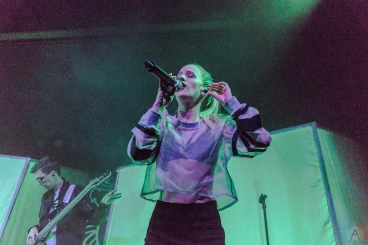 Marian Hill performs at St. Andrew's Hall in Detroit on May 30, 2017. (Photo: Taylor Ohryn/Aesthetic Magazine)