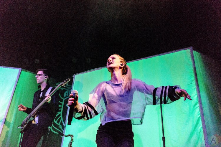 Marian Hill performs at St. Andrew's Hall in Detroit on May 30, 2017. (Photo: Taylor Ohryn/Aesthetic Magazine)