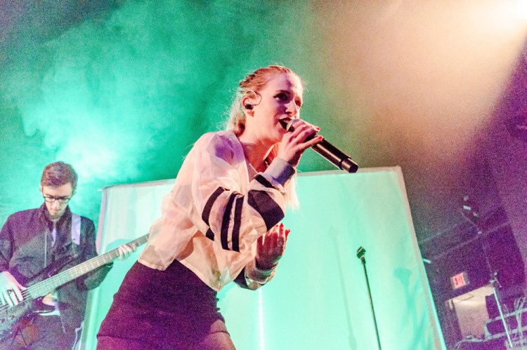 Marian Hill performs at St. Andrew's Hall in Detroit on May 30, 2017. (Photo: Taylor Ohryn/Aesthetic Magazine)
