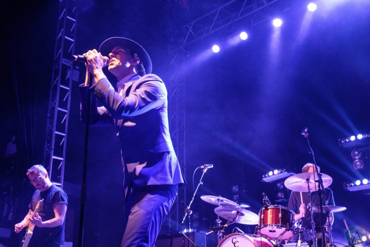 Maximo Park performs at O2 Academy Leeds in Leeds, UK on April 30, 2017. (Photo: Mark Ellis/Aesthetic Magazine)