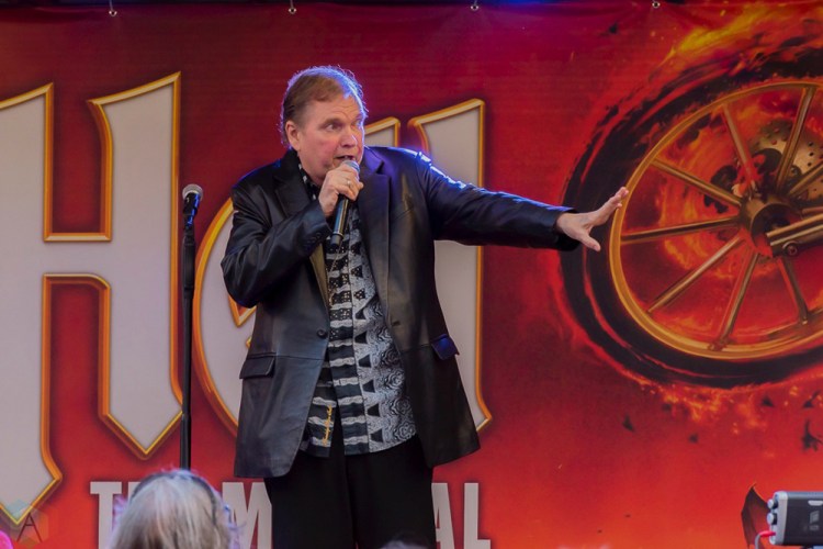 Meat Loaf performs at Yonge-Dundas Square in Toronto on May 15, 2017 to officially launch his hit musical, Bat Out of Hell, in North America. (Photo: Angelo Marchini/Aesthetic Magazine)