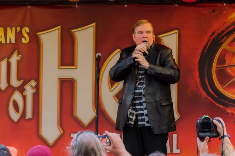 Meat Loaf performs at Yonge-Dundas Square in Toronto on May 15, 2017 to officially launch his hit musical, Bat Out of Hell, in North America. (Photo: Angelo Marchini/Aesthetic Magazine)