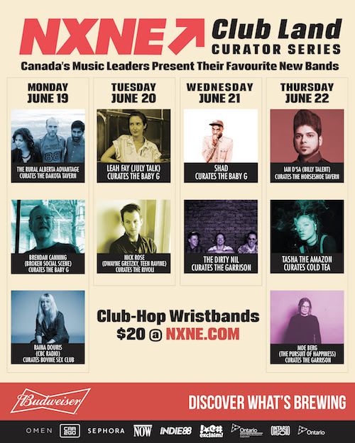 NXNE Club Land Curator Series 2017