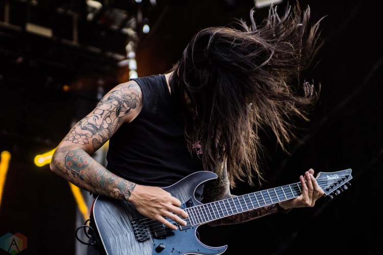 Of Mice And Men performs at Welcome To Rockville at Metropolitan Park in Jacksonville, Florida on April 30, 2017. (Photo: Savannah Rowley/Aesthetic Magazine)