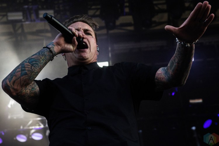 Papa Roach performs at Welcome To Rockville at Metropolitan Park in Jacksonville, Florida on April 30, 2017. (Photo: Savannah Rowley/Aesthetic Magazine)