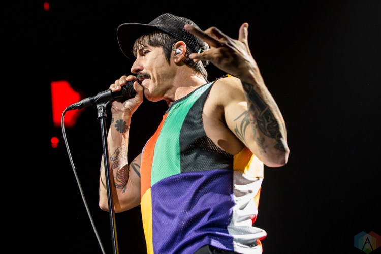 Red Hot Chili Peppers performs at Rogers Place in Edmonton on May 28, 2017. (Photo: Dana Zuk/Aesthetic Magazine)