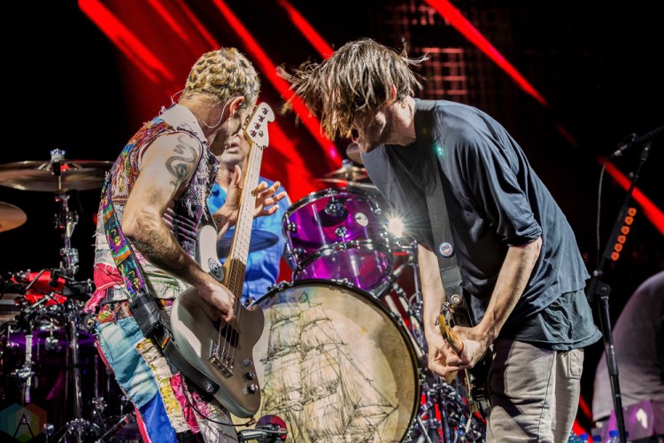 Red Hot Chili Peppers performs at Rogers Place in Edmonton on May 28, 2017. (Photo: Dana Zuk/Aesthetic Magazine)
