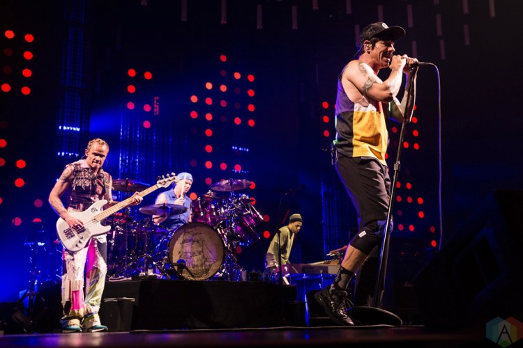 Red Hot Chili Peppers performs at Rogers Place in Edmonton on May 28, 2017. (Photo: Dana Zuk/Aesthetic Magazine)