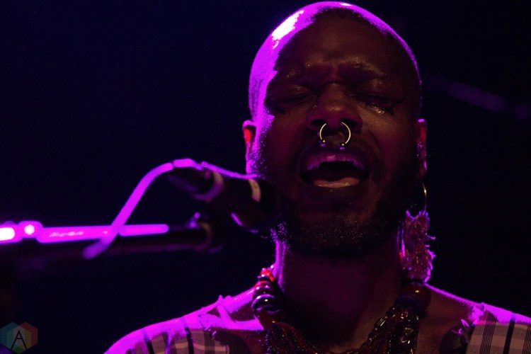Serpentwithfeet performs at Mod Club in Toronto on May 11, 2017. (Photo: Theo Rallis/Aesthetic Magazine)