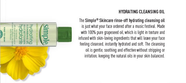 Simple Hydrating Cleansing Oil