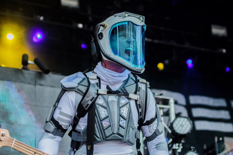 Starset performs at Welcome To Rockville at Metropolitan Park in Jacksonville, Florida on April 29, 2017. (Photo: Savannah Rowley/Aesthetic Magazine)