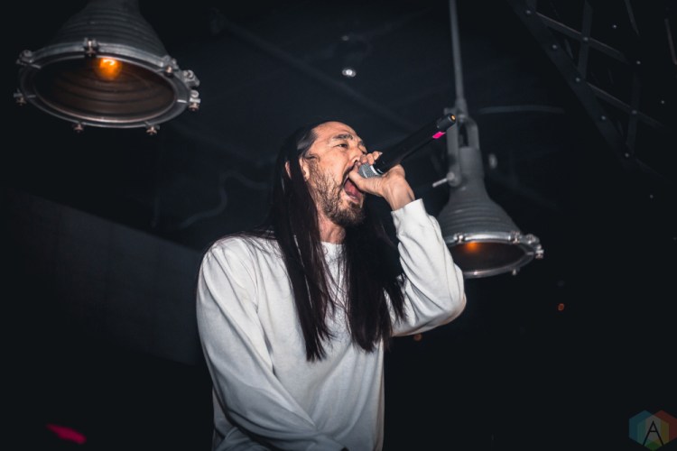 Steve Aoki performs at Uniun Nightclub in Toronto on May 11, 2017. (Photo: Anton Mak/Aesthetic Magazine)