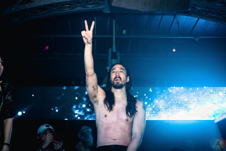 Steve Aoki performs at Uniun Nightclub in Toronto on May 11, 2017. (Photo: Anton Mak/Aesthetic Magazine)