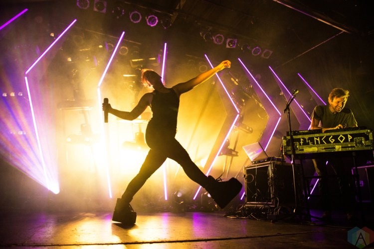 Sylvan Esso performs at the Phoenix Concert Theatre in Toronto on May 23, 2017. (Photo: Morgan Hotston/Aesthetic Magazine)