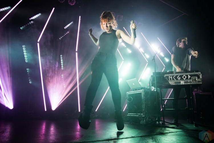 Sylvan Esso performs at the Phoenix Concert Theatre in Toronto on May 23, 2017. (Photo: Morgan Hotston/Aesthetic Magazine)